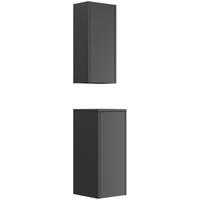 Hängeschrank Limes Graphitfarben B: 30 cm - Graphitfarben, MODERN, Holzwerkstoff (30/70,6/20cm) - MID.YOU
