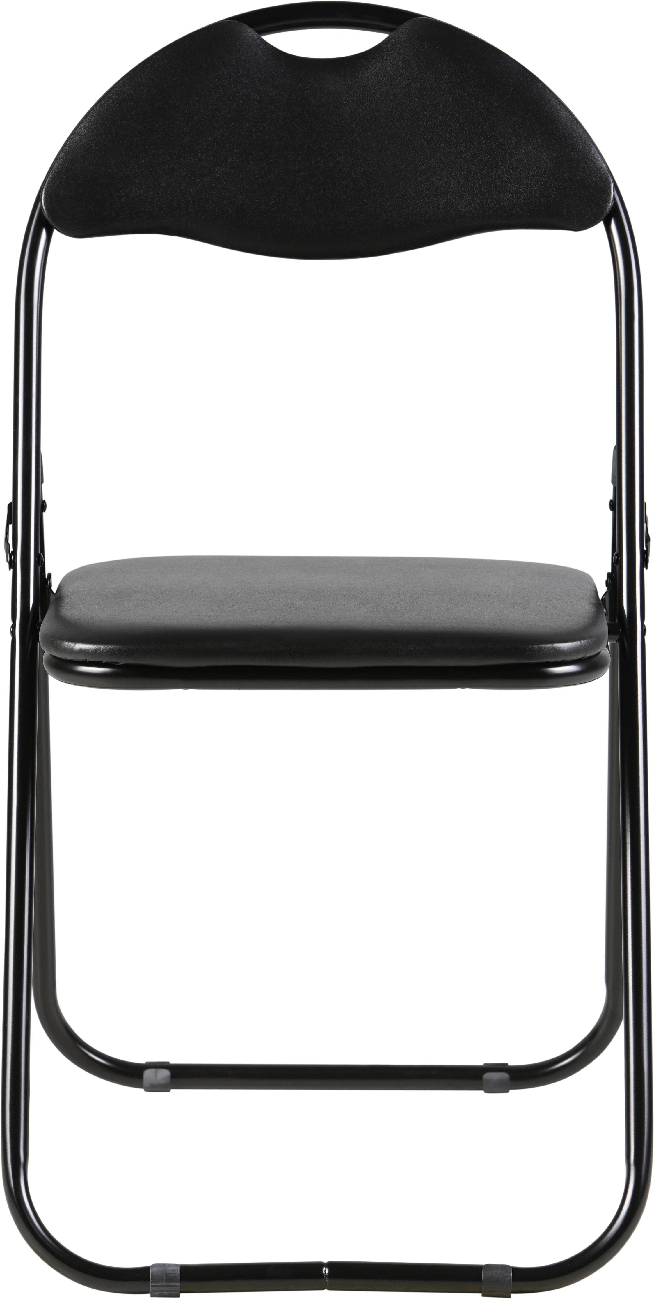 SKLÁDACÍ KŘESLO SHAKE *CENOVÝ TRHÁK* - černá, Konvenční, kov/plast (44/80/47cm) - Based