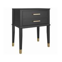 BEISTELLTISCH Westerleigh Schwarz B: 60 cm - Schwarz, Design, Holzwerkstoff (60/72/40cm) - MID.YOU