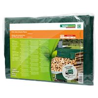 Schutzplane Wasserfest Mit Ösen 150x300 Cm Grün - Grün, Basics (150/300cm)