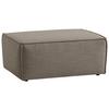 Polsterhocker Dice B: 102 Cm Taupe/grau - Taupe/Schwarz, MODERN, Textil (102/44/77cm) - MID.YOU