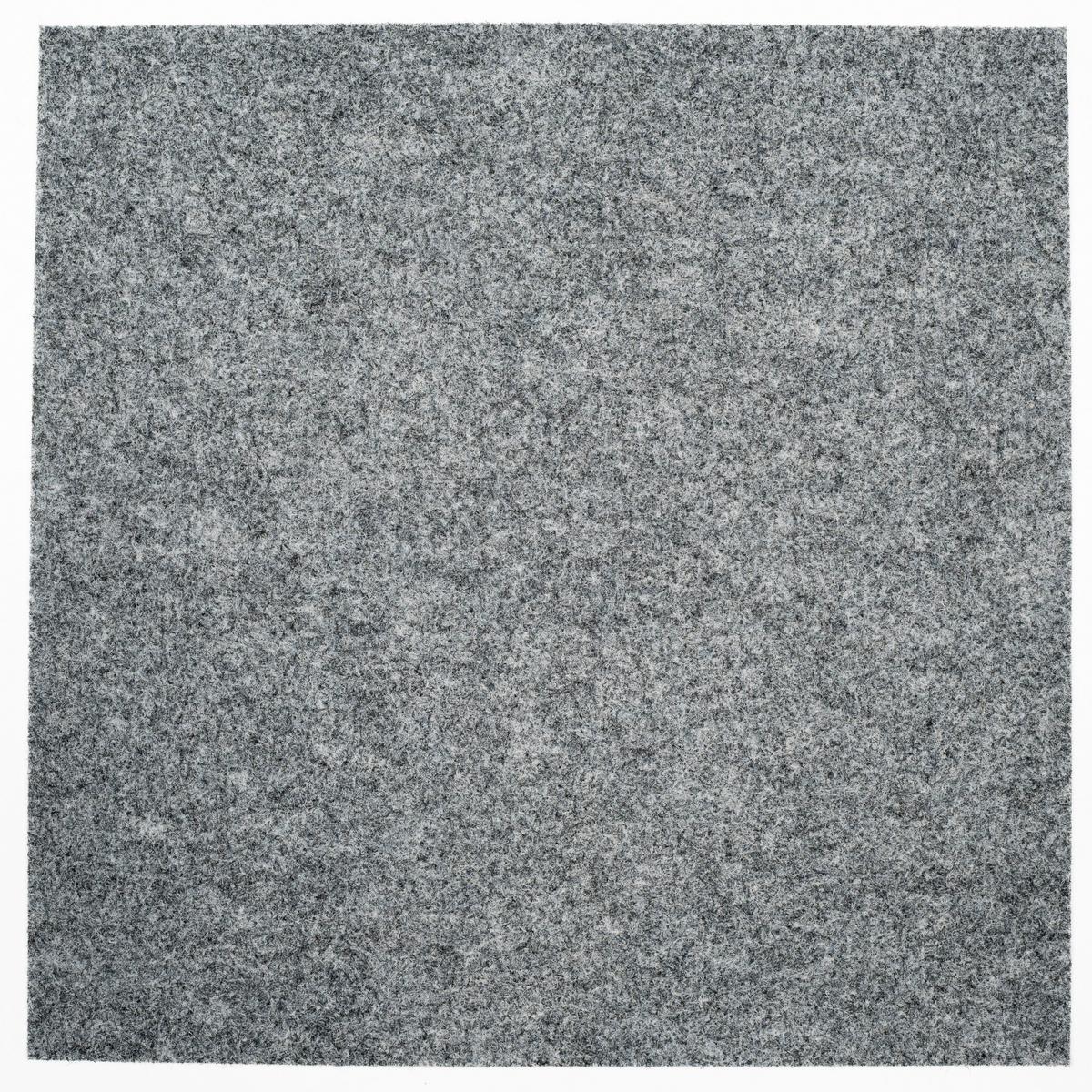 Teppichfliese Graublau Merlin 50x50 cm Florhöhe 5,5 mm - Graublau, Basics, Textil (50/50cm)