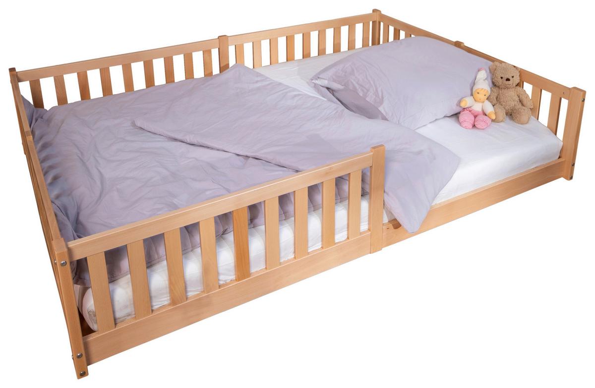 Hausbett Buche, B/h/t: 140x200x161cm - Buchefarben, Basics, Holz (140/200/161cm) - tiSsi