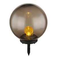 Solarleuchte 33827 - Schwarz/Orange, Basics, Kunststoff (25/25/38,5cm) - Globo