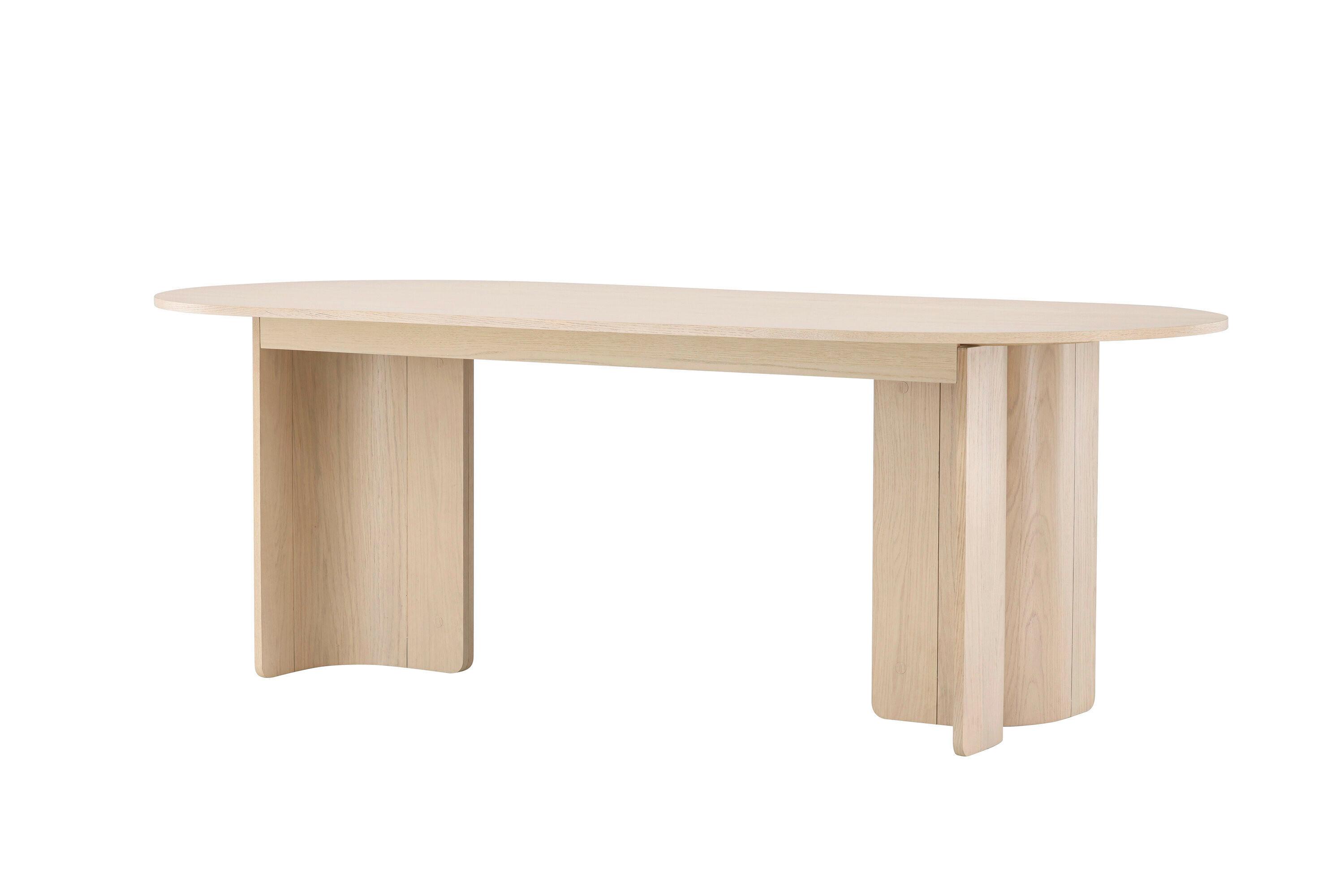 ESSTISCH Tyresö, Weiß L: 220 cm - Weiß, MODERN, Holz (220/100/75cm) - Livetastic