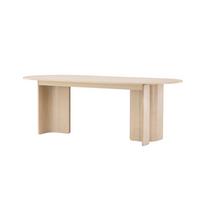 ESSTISCH Tyresö, Weiß L: 220 cm - Weiß, MODERN, Holz (220/100/75cm) - Livetastic