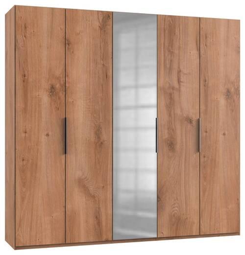 Drehtürenschrank B: 250 cm Level Eichefarben Dekor - Eichefarben, MODERN, Holzwerkstoff (250/236/58cm) - MID.YOU