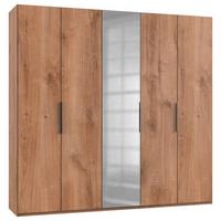 Drehtürenschrank B: 250 cm Level Eichefarben Dekor - Eichefarben, MODERN, Holzwerkstoff (250/236/58cm) - MID.YOU