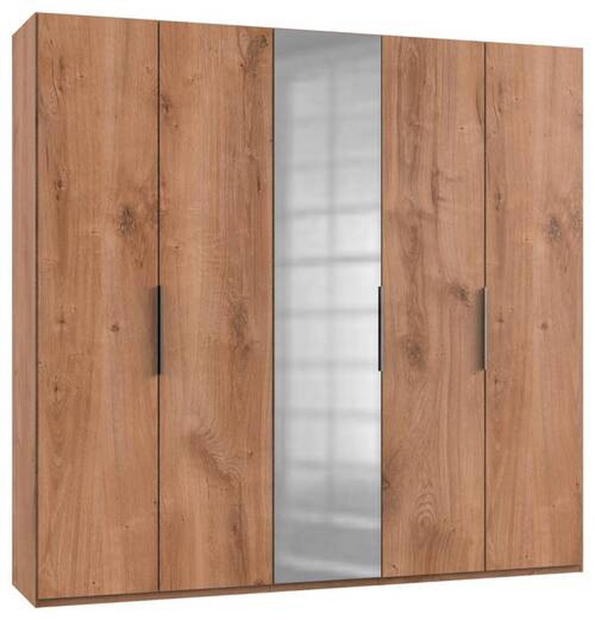 Drehtürenschrank B: 250 cm Level Eichefarben Dekor - Eichefarben, MODERN, Holzwerkstoff (250/236/58cm) - MID.YOU
