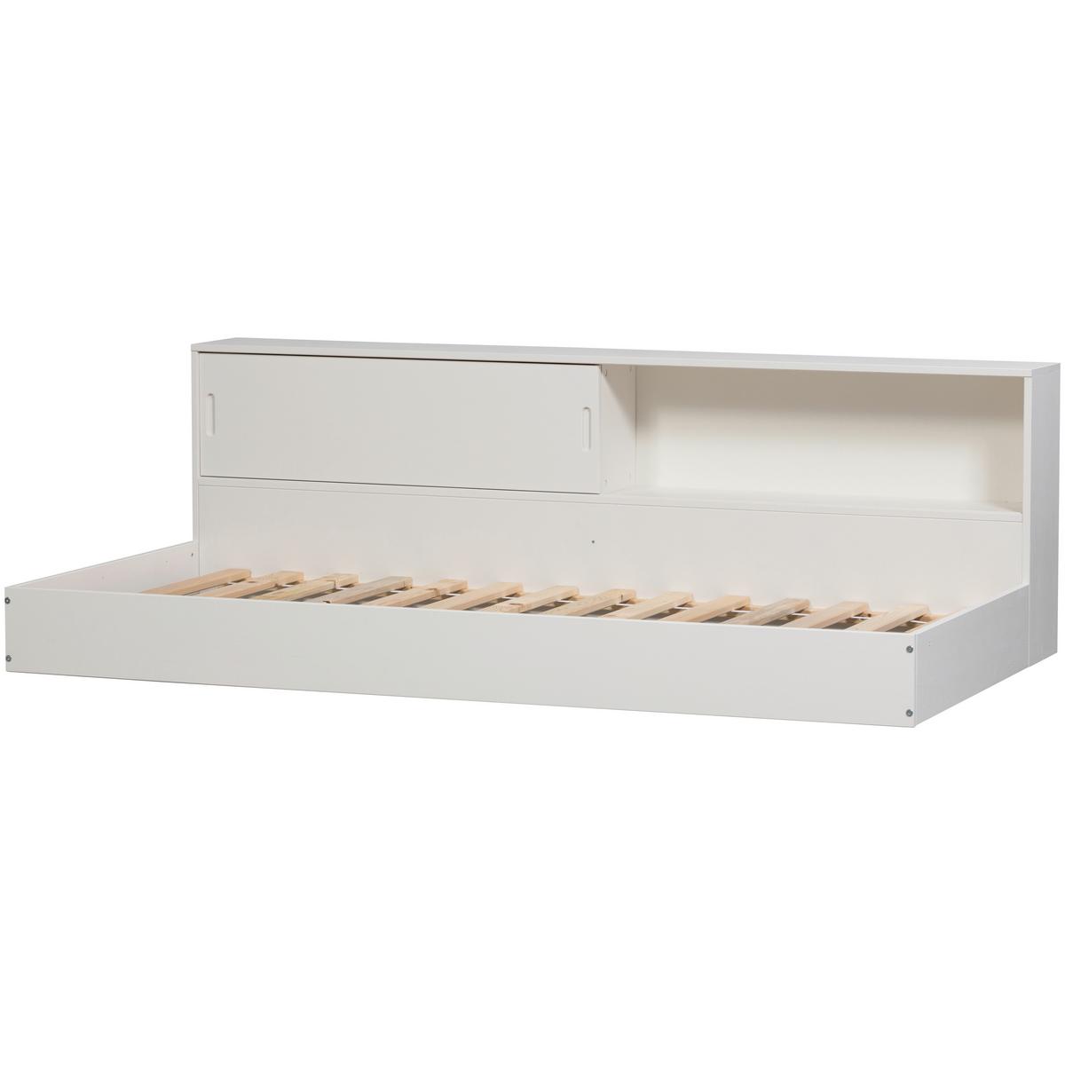 BODENBETT. Carter Weiß 90x200cm - Weiß, Basics, Holz (90/200cm) - MID.YOU