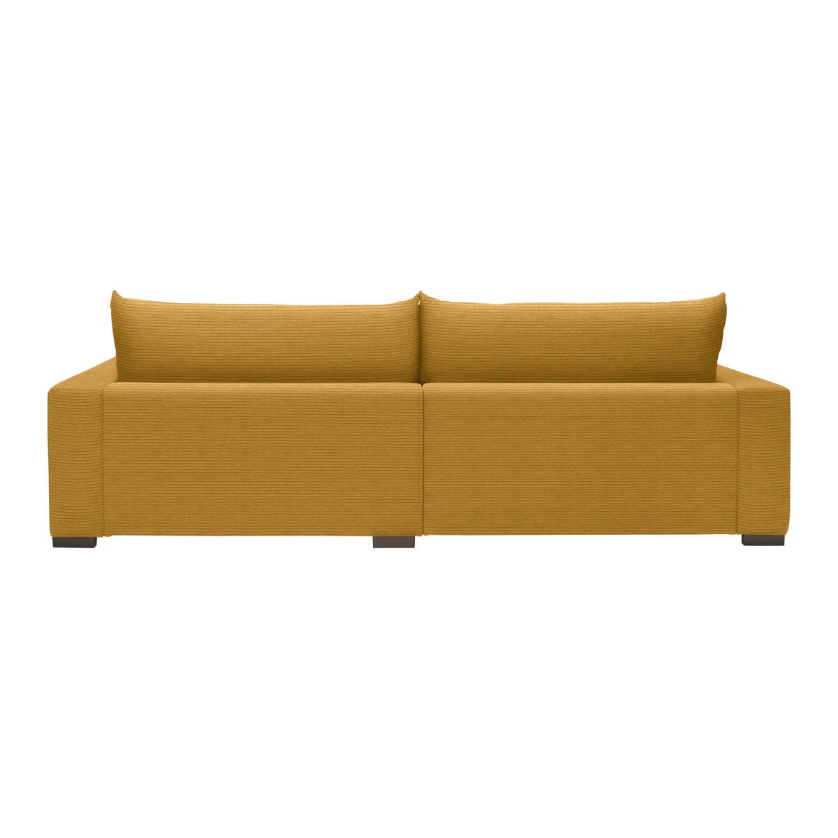 Mega pohovka PEDRO 1200, horčicovožltý menčester - horčicovožltá, Modern, kov/drevo (261/83/124cm) - Mömax