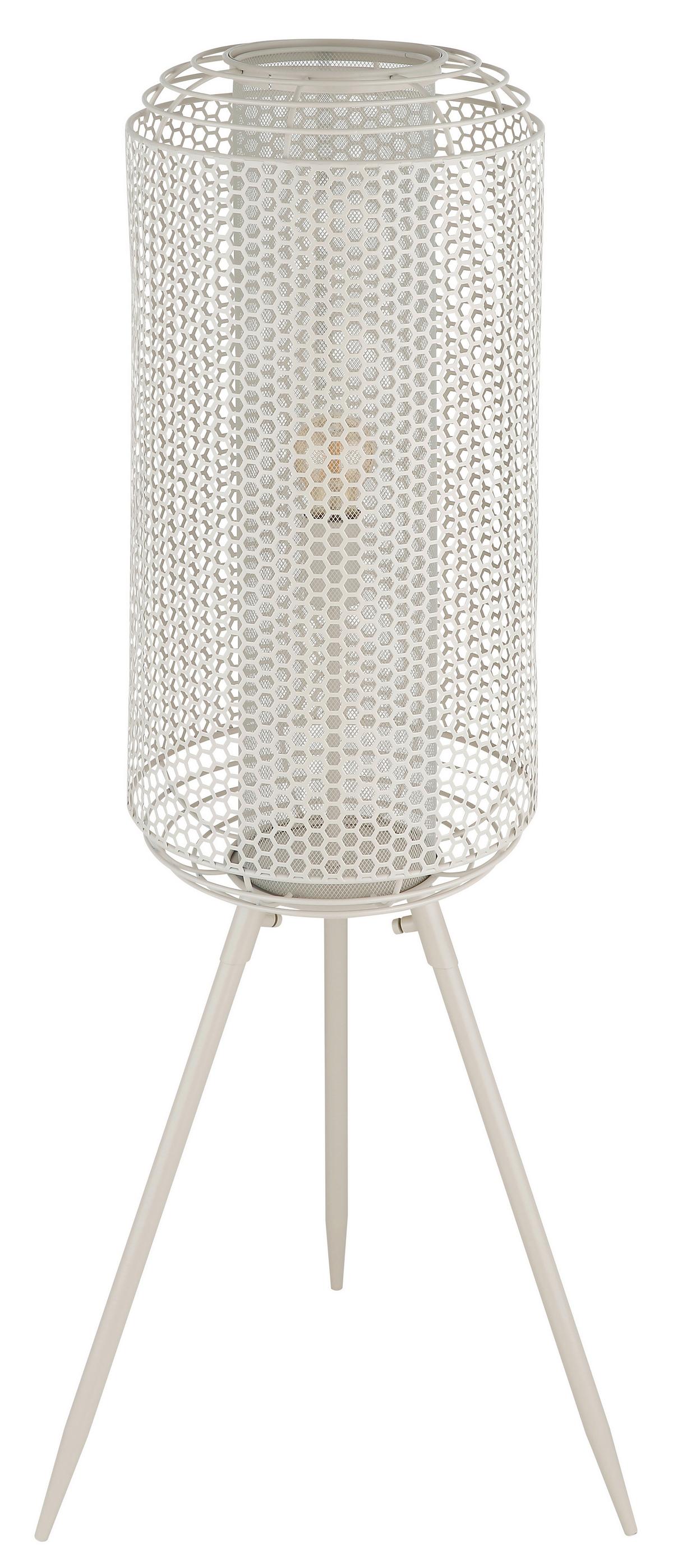 Stehleuchte Exkl. 1xe27, 40w - Creme, Design, Metall (30/110cm) - Globo