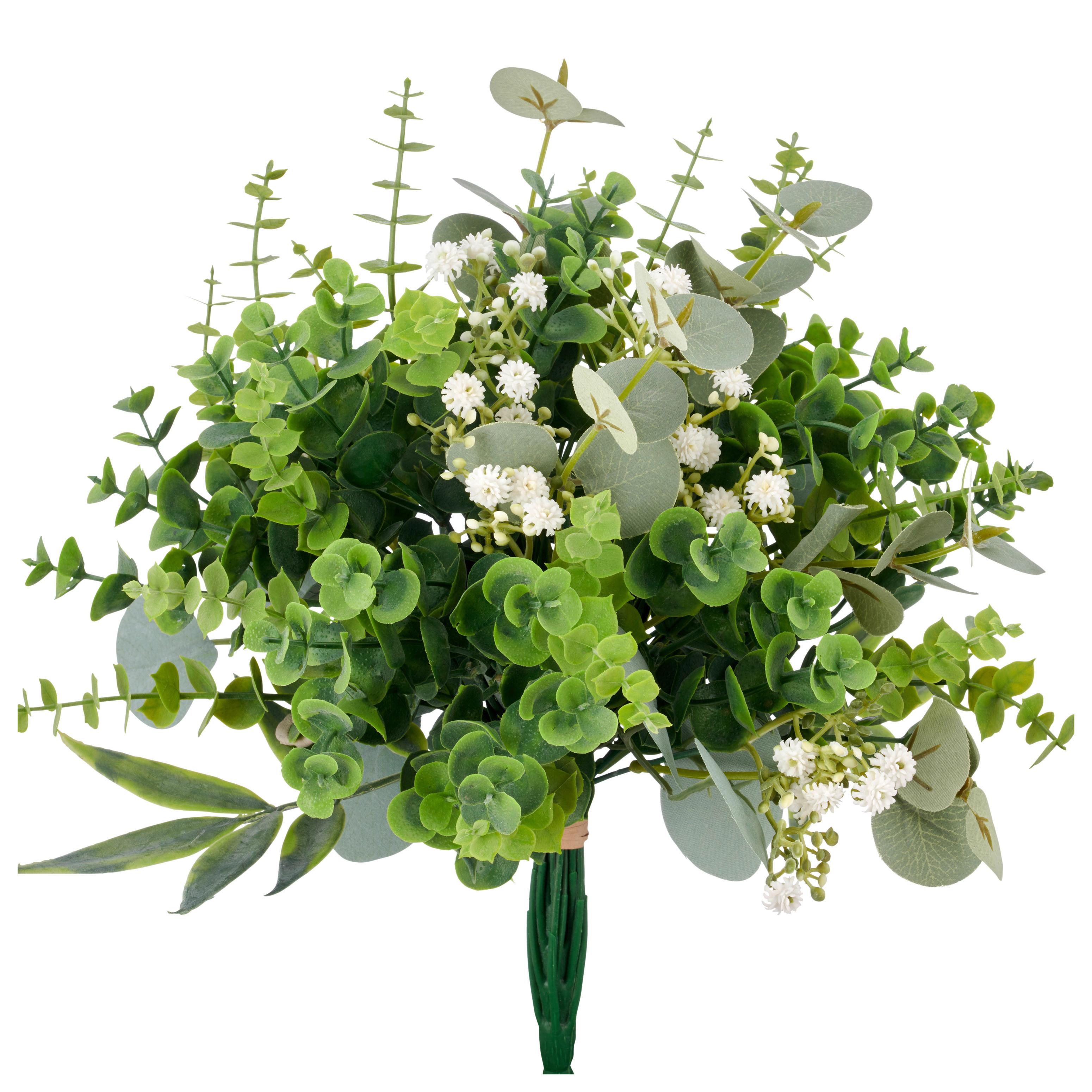 Umelá rastlina EUKALYPTUSMIXSBUND II -PAZ- - sivá/zelená, Basics, kov/plast (37cm) - Mömax