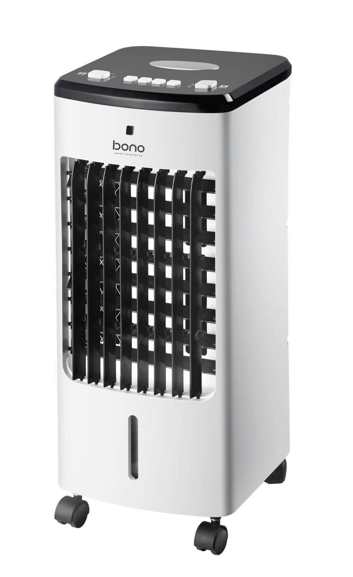 Léghűtő Elias - fekete/fehér, Konventionell, műanyag (25/23/60cm) - Bono