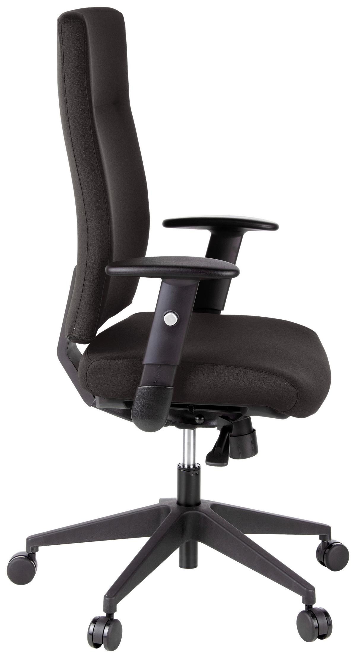 Drehstuhl Pro-Tec 300 Schwarz - Schwarz, MODERN, Kunststoff/Textil (57/125/53cm) - MID.YOU