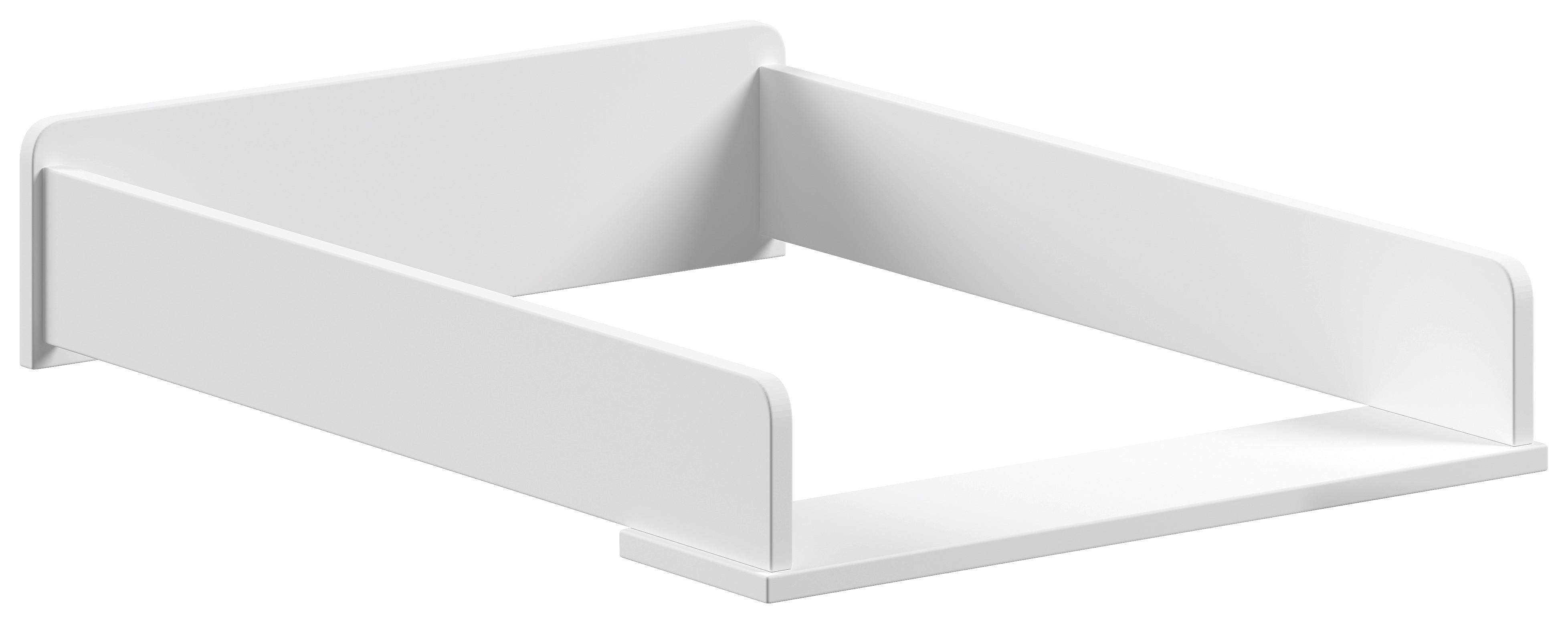 WICKELAUFSATZ Amori Weiß B: 53cm - Weiß, MODERN, Holz (53/14/72,6cm) - Vipack