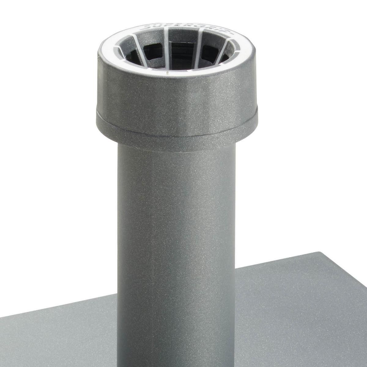 Schirmständer Kunststoff/Beton für DM 2,1-5,2 cm Hubert - Schwarz, Basics, Kunststoff (40/40/34cm)