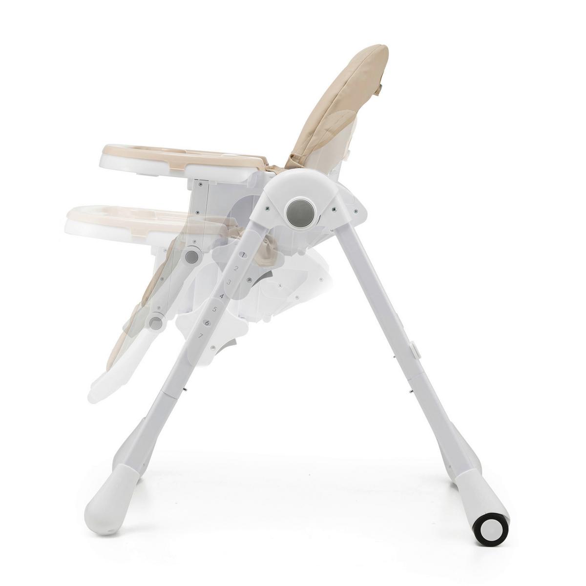 Hochstuhl Beige, B/H/T: 55,5x101x84,5cm - Beige, Basics (55.5/101/84.5cm) - Kinderkraft