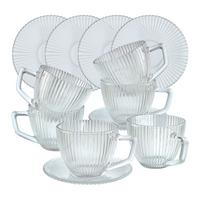 Sada šálok ROSEMARY - 12 PCS - číra, Konventionell, sklo - Mömax