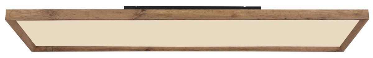 Led-deckenleuchte 41595d5 - Opal/Naturfarben, Natur, Holzwerkstoff/Kunststoff (120/30/8,5cm) - Globo