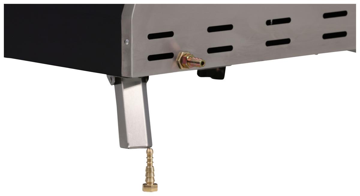 Pizzaofen Kerang Silberfarben - Silberfarben, KONVENTIONELL, Metall (56,3/56,5/54cm) - Gardenson