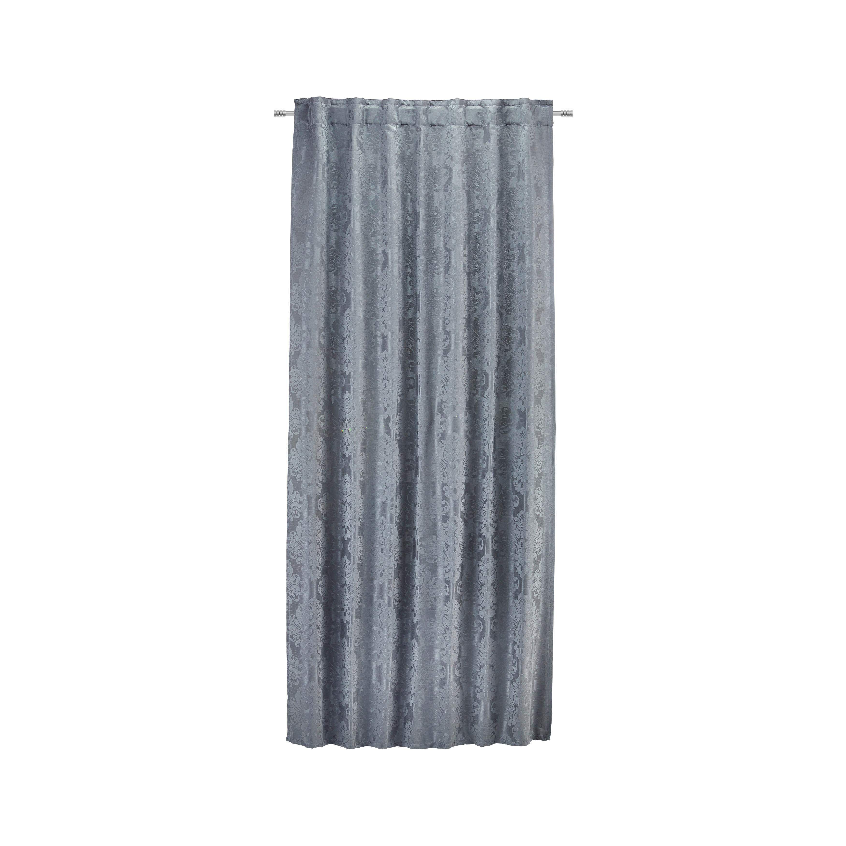 Hotový závěs Charles, 140/245 cm, šedá - šedá, Lifestyle, textil (140/245cm) - Modern Living
