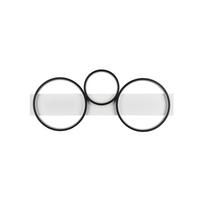 LED-Deckenleuchte, Switchdim 643810332 Medera - Schwarz/Weiß, Design, Holz/Metall (80/8/34,5cm) - Trio Leuchten