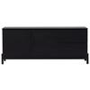 Sideboard Corpus - Schwarz, Design, Holzwerkstoff/Metall (135/56/40cm) - Livetastic