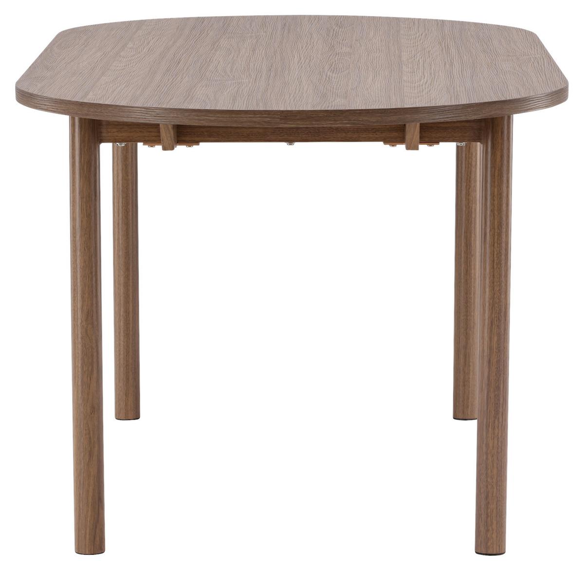 Esstisch Andy - Braun, Design, Holzwerkstoff/Metall (180/90/75cm) - Livetastic