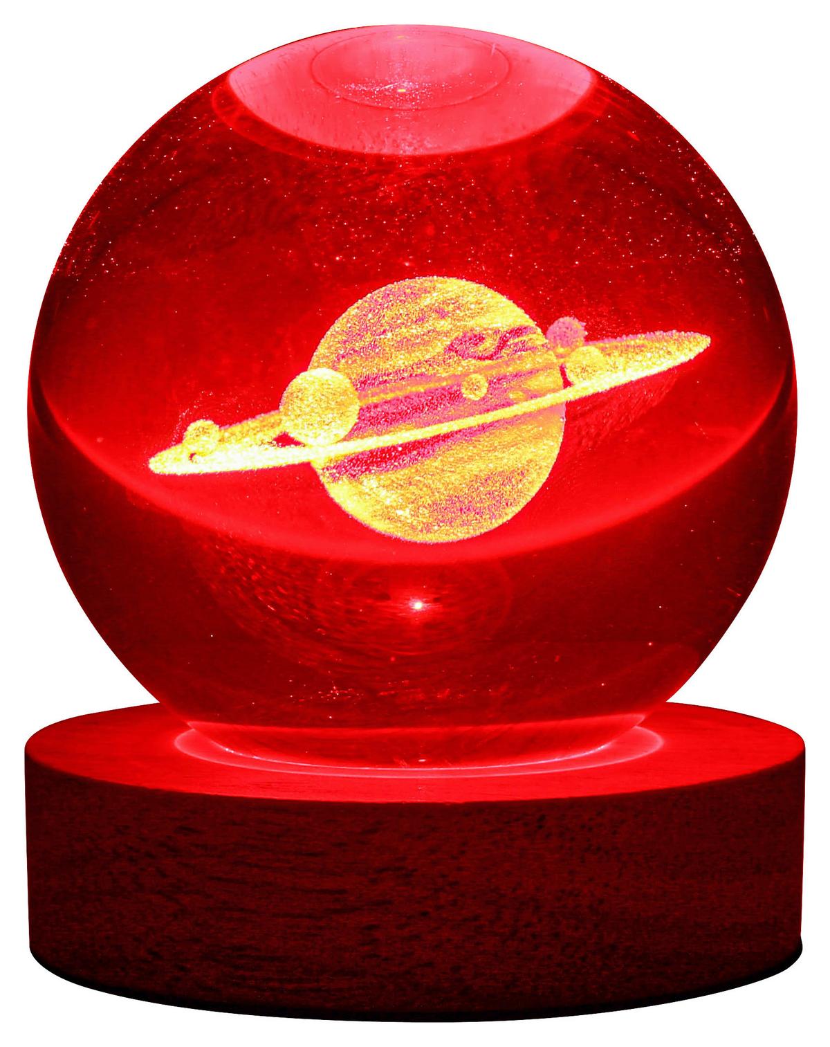 DEKORAČNÍ LED SVÍTIDLO MONI - průhledné/přírodní barvy, Romantický / Rustikální, kompozitní dřevo/plast (8/9,5cm) - Mömax