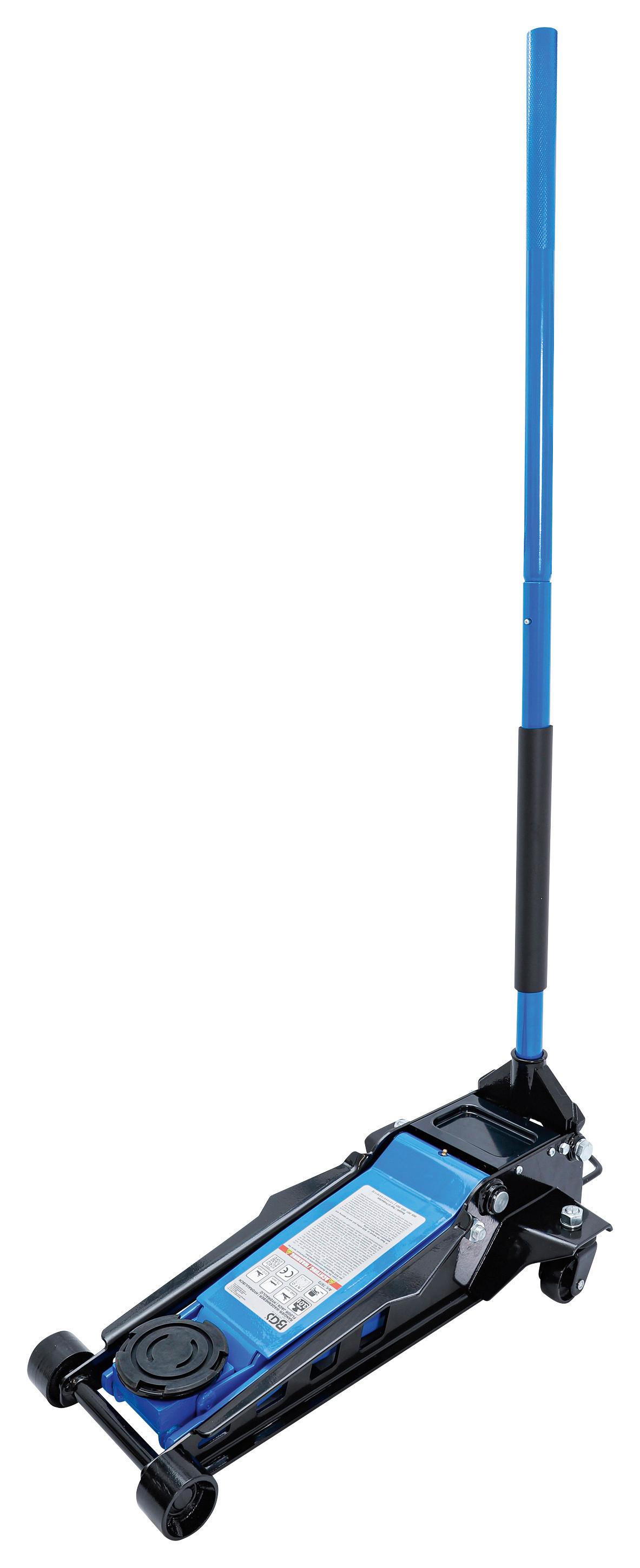 Rangier-Wagenheber Hydraulisch Blau/Schwarz B: 34,4 cm - Blau/Schwarz, Basics (34,4/64,8/124,7cm)
