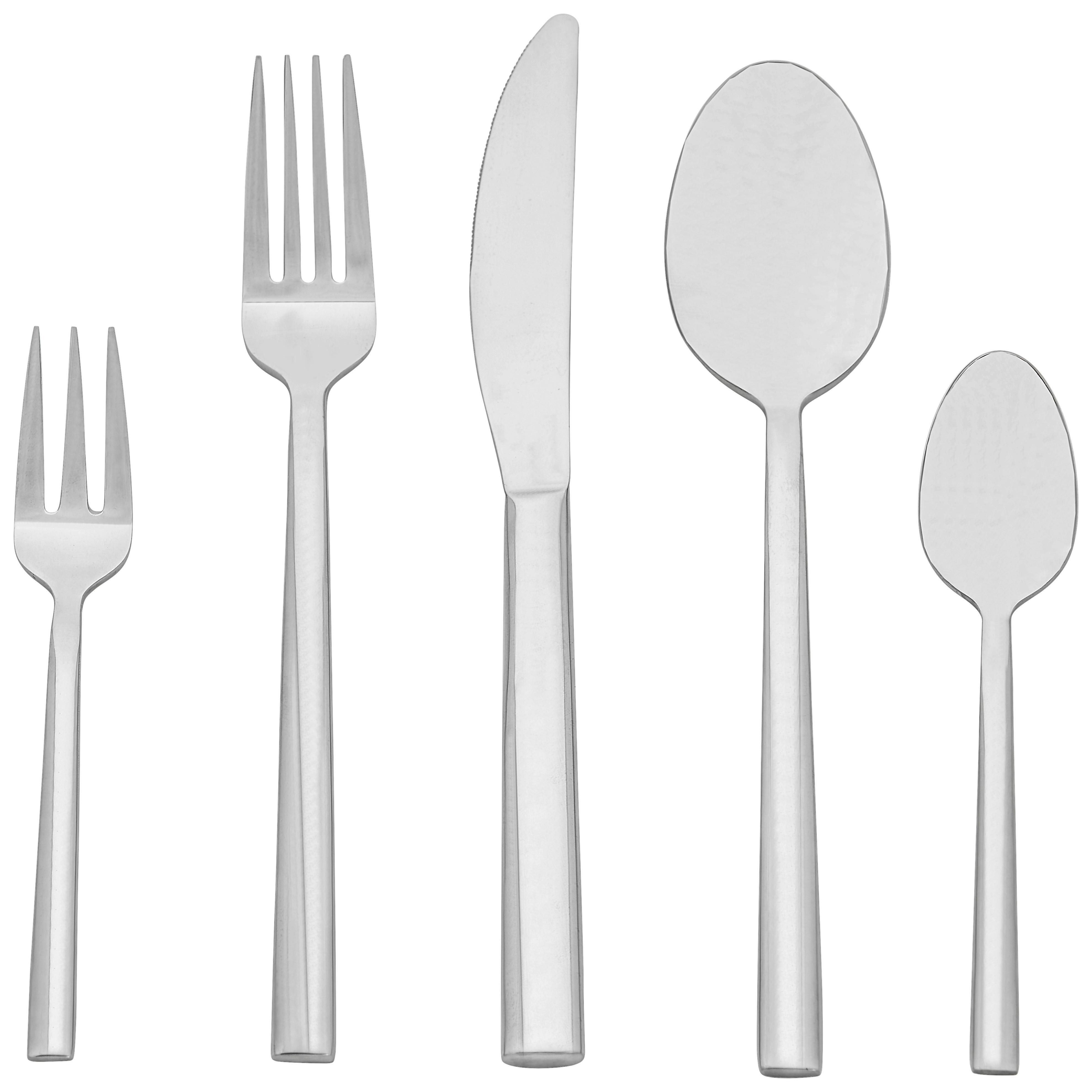 Besteckset 30-Teilig Sean für 6 Personen - Edelstahlfarben, ROMANTIK / LANDHAUS, Metall - James Wood