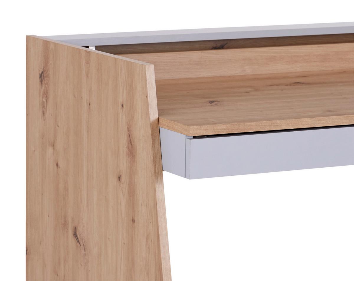 PSACÍ STŮL JOHNNY - šedá/dub artisan, Moderní, kompozitní dřevo (123,6/76,5/70cm)