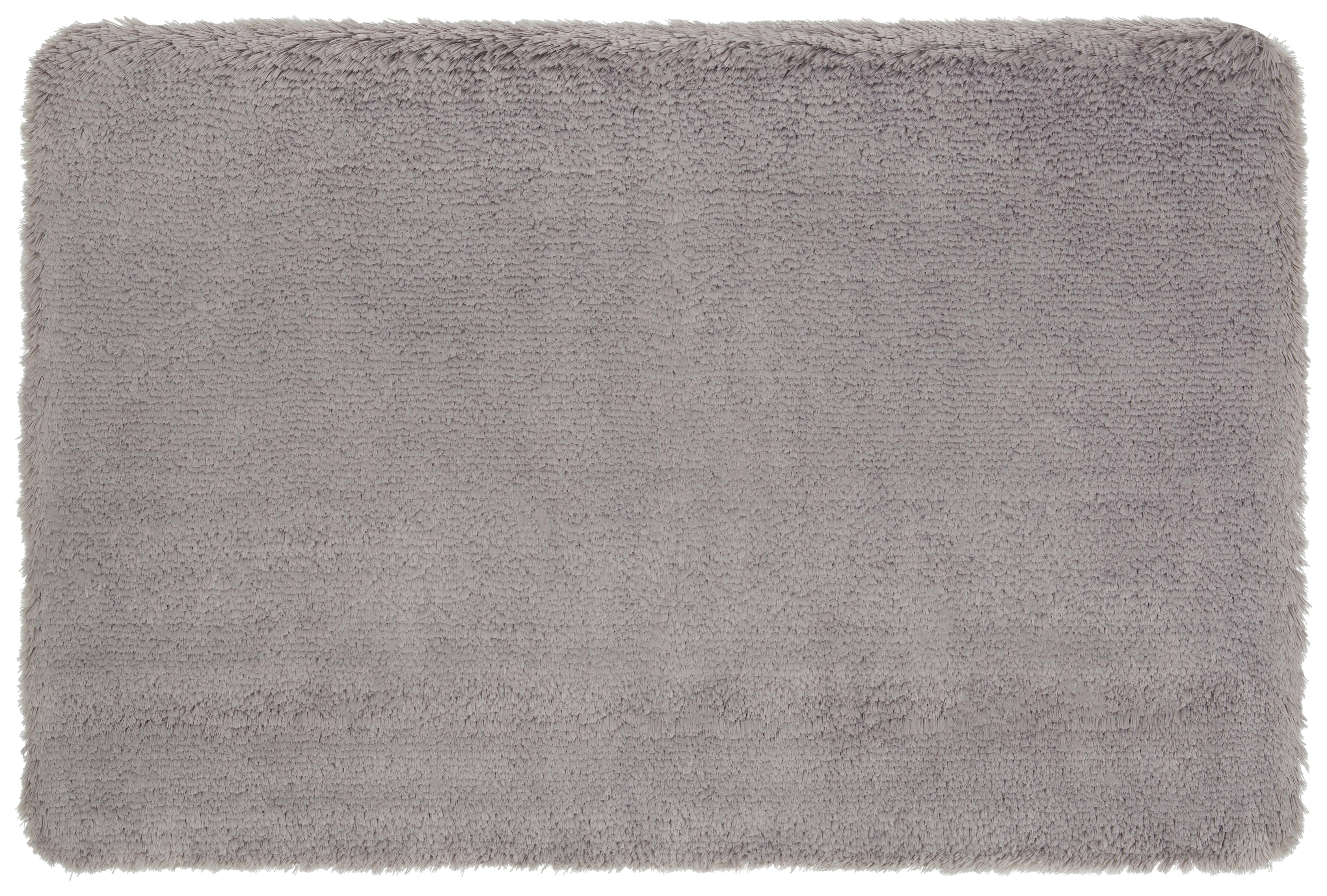 Badematte Asima Silber 70x120 cm Rutschhemmend - Silberfarben, MODERN, Textil (70/120cm) - Luca Bessoni