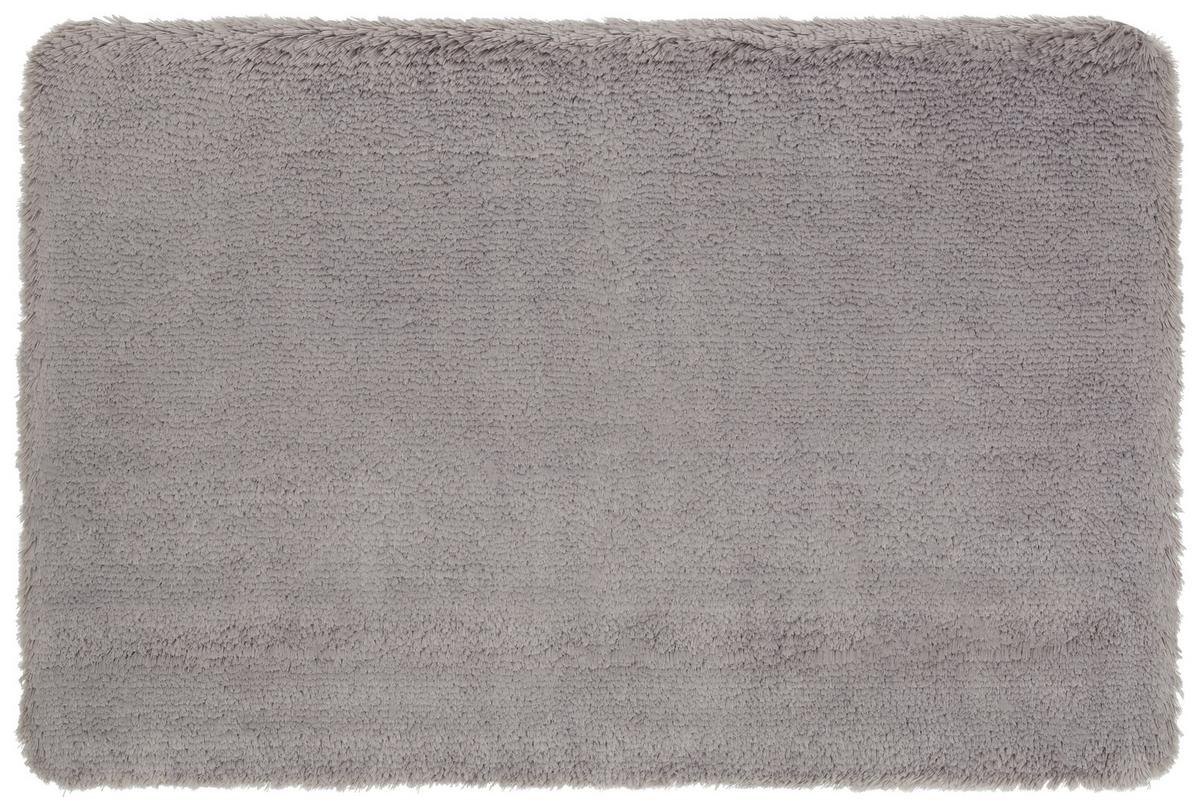 Badematte Asima Silber 70x120 cm Rutschhemmend - Silberfarben, MODERN, Textil (70/120cm) - Luca Bessoni