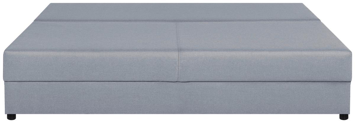 Schlafsofa Mega Silberfarben 190x80x75 cm - Silberfarben, Design, Holzwerkstoff/Textil (190/80/75cm) - P & B