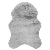 Kunstfell Nairobi 40x57 Cm, Schaffelloptik - Dunkelgrau/Beige, ROMANTIK / LANDHAUS, Textil (40/57cm) - James Wood