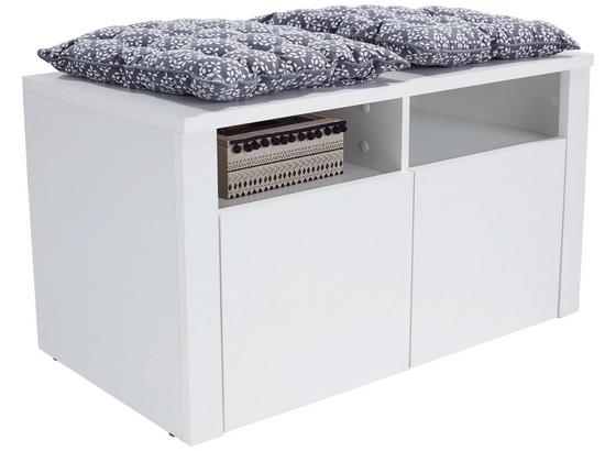 Lavica Do Predsiene/šatníka Simple - biela, Moderný, kompozitné drevo (90/49/38cm) Lavica Do Predsiene/šatníka Simple - biela, Moderný, kompozitné drevo (90/49/38cm)