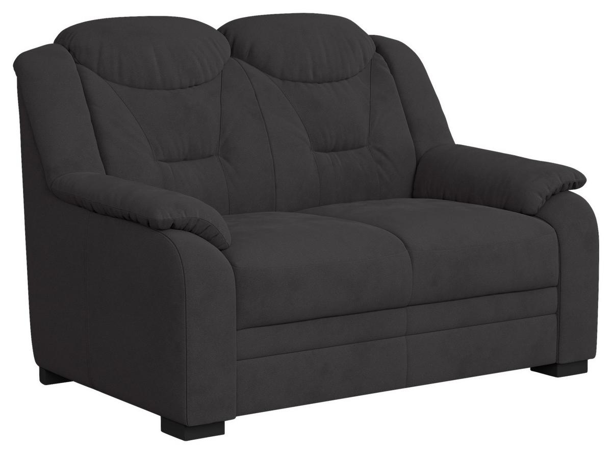 2-sitzer-sofa Marcus Sparta Anthrazit - Anthrazit/Schwarz, Basics, Textil (138/99/99cm) - MID.YOU