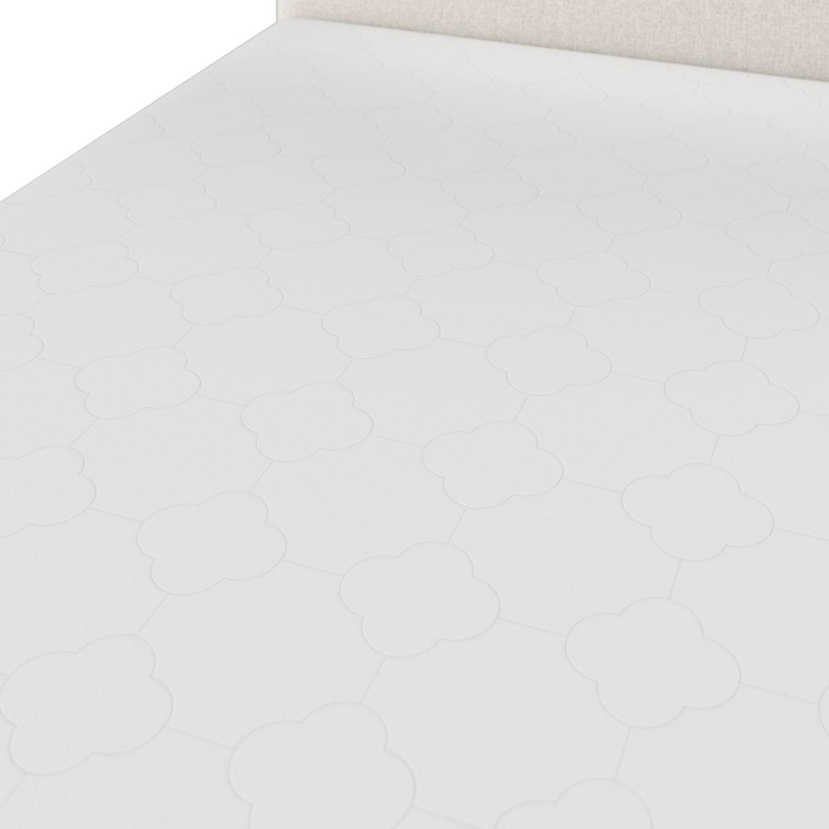 Boxspringová postel MARCO 180x200, béžová - černá/krémová, Moderní, dřevo/textil (180/200cm) - Bessagi