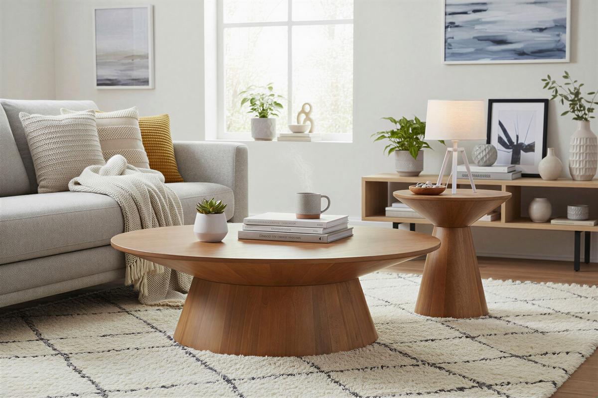 Couchtisch Naturfarben B: 130 cm - Naturfarben, Design, Holz (130/68/41cm) - MID.YOU