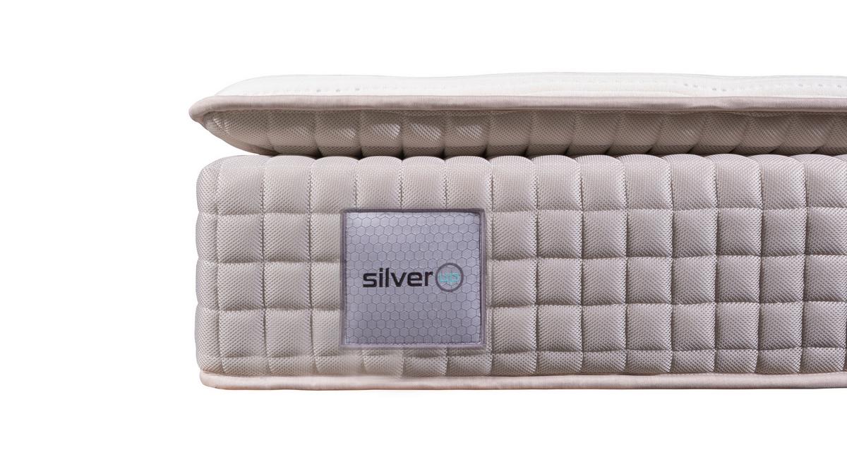 Taschenfederkernmatratze 180x200 Cm H4 H: 33 Cm - Weiß, Basics, Textil (180/200cm) - Livetastic
