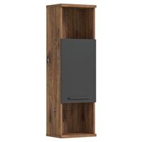 Midischrank Bad Ramon BxH 35x112 cm Grau - MODERN, Holzwerkstoff (35/112/25cm) - MID.YOU