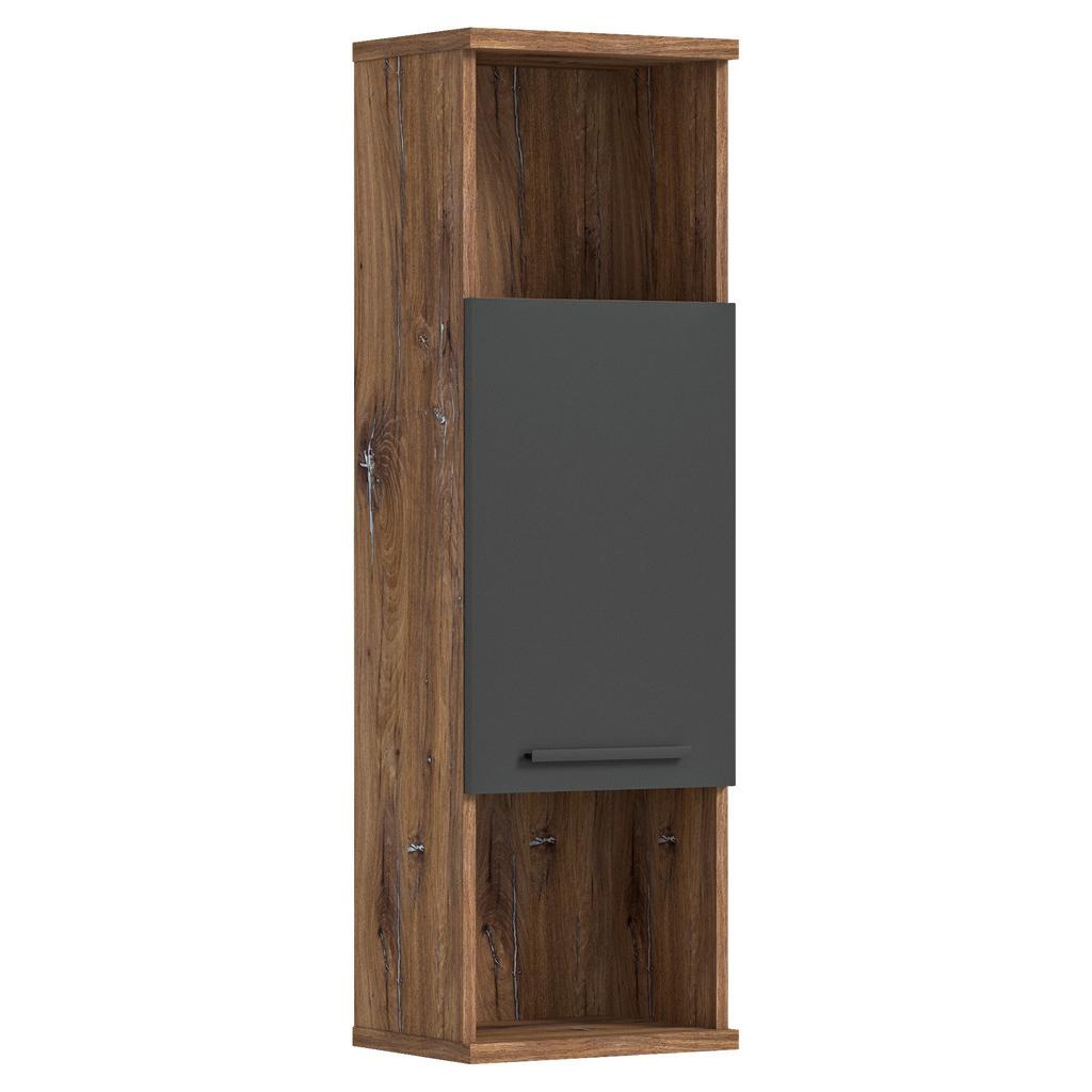 Midischrank Bad Ramon BxH 35x112 cm Grau