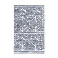 Flachwebteppich Anthrazit Maya 120x280 cm - Anthrazit, Basics, Textil (120/180cm) - Kayoom