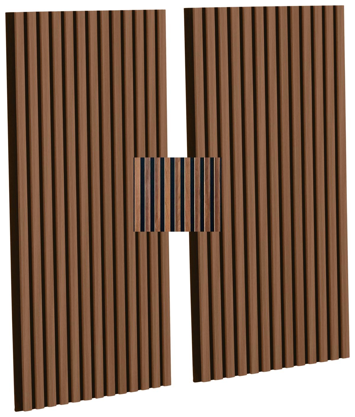 Akustikpaneel Josef - Walnussfarben, MODERN, Holzwerkstoff/Kunststoff (60/120/2cm)