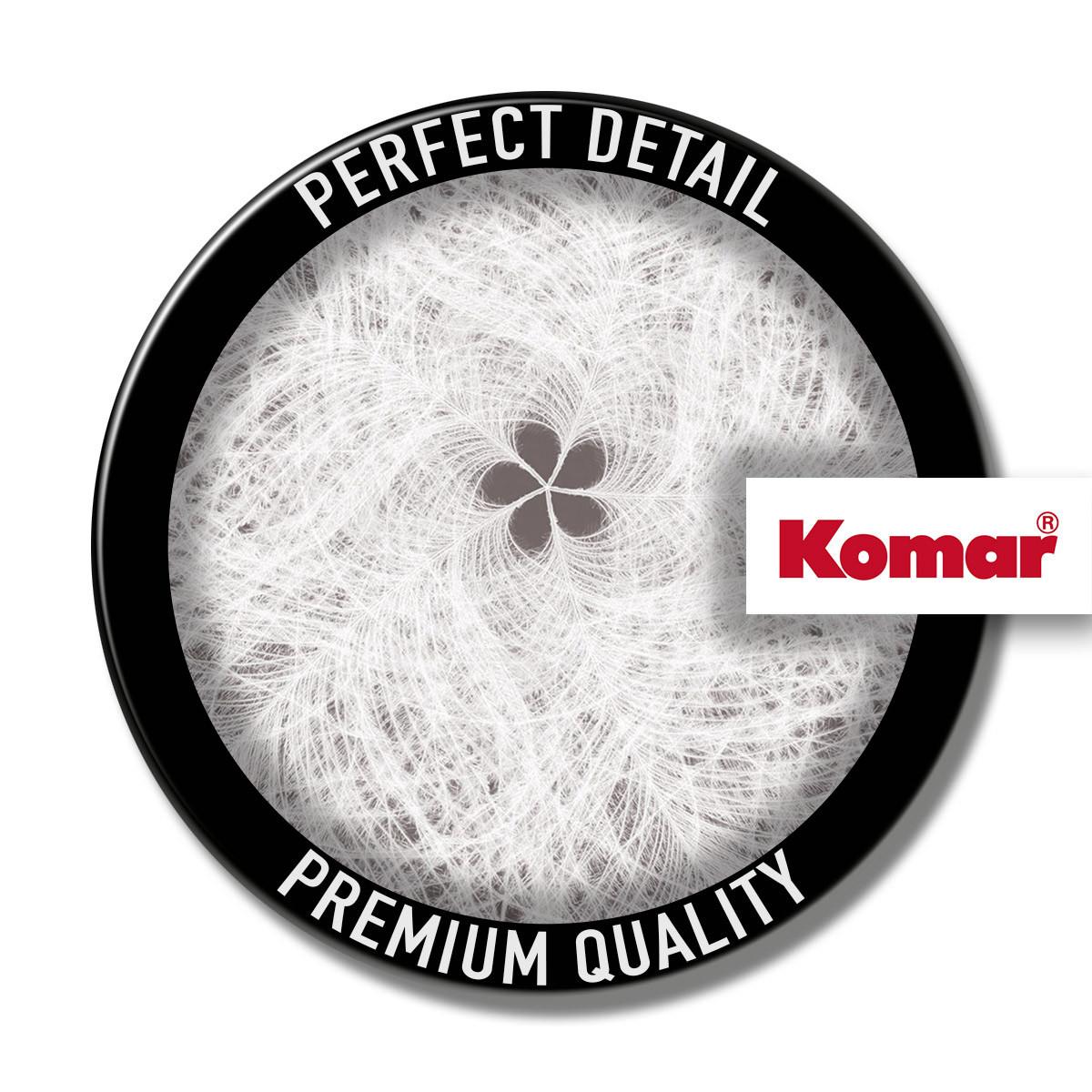 Vliestapete Federkern - Weiß/Grau, Basics (100/250cm) - Komar