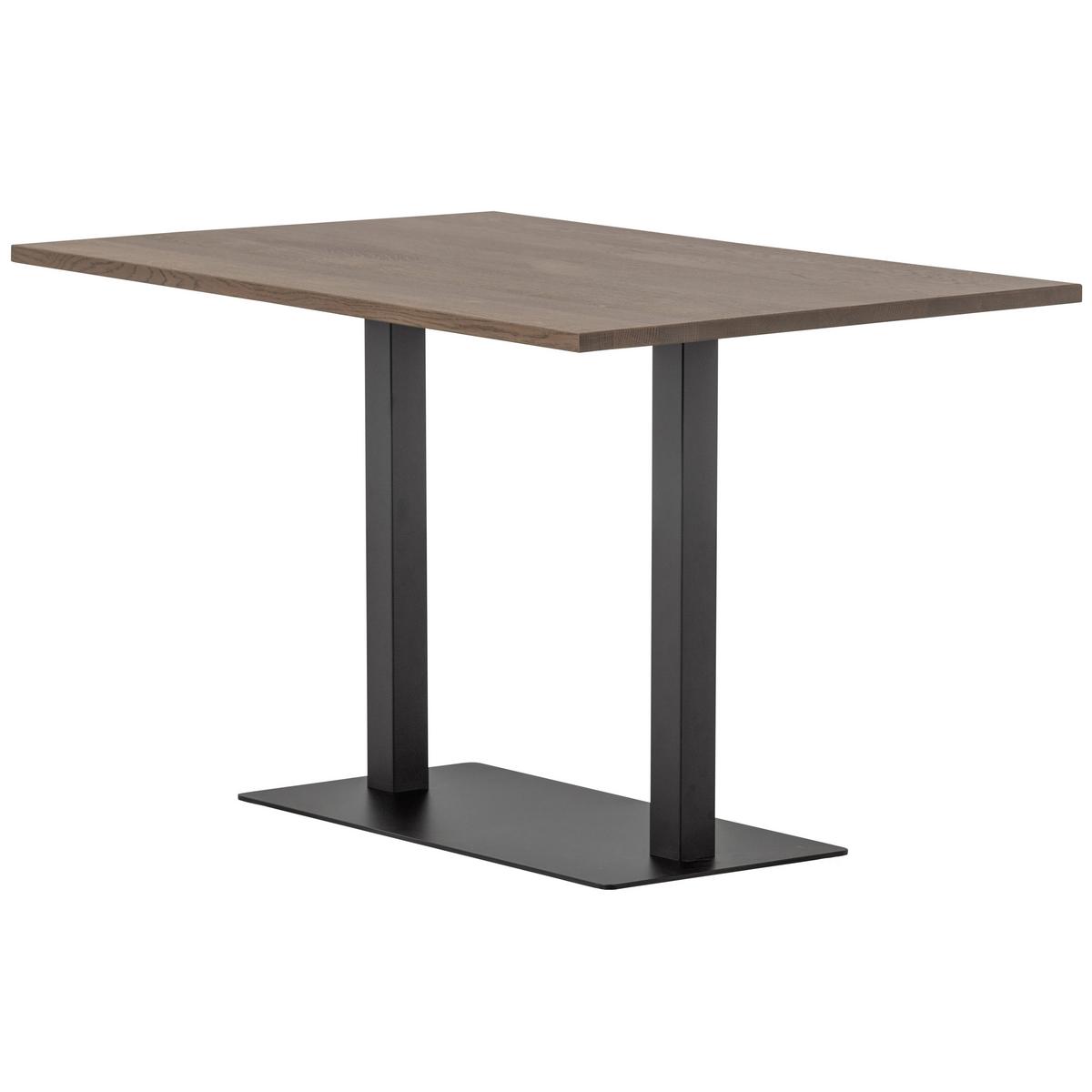 TISCHGESTELL Bistro Schwarz B: 80cm - Schwarz, MODERN, Metall (80/72/40cm) - Livetastic