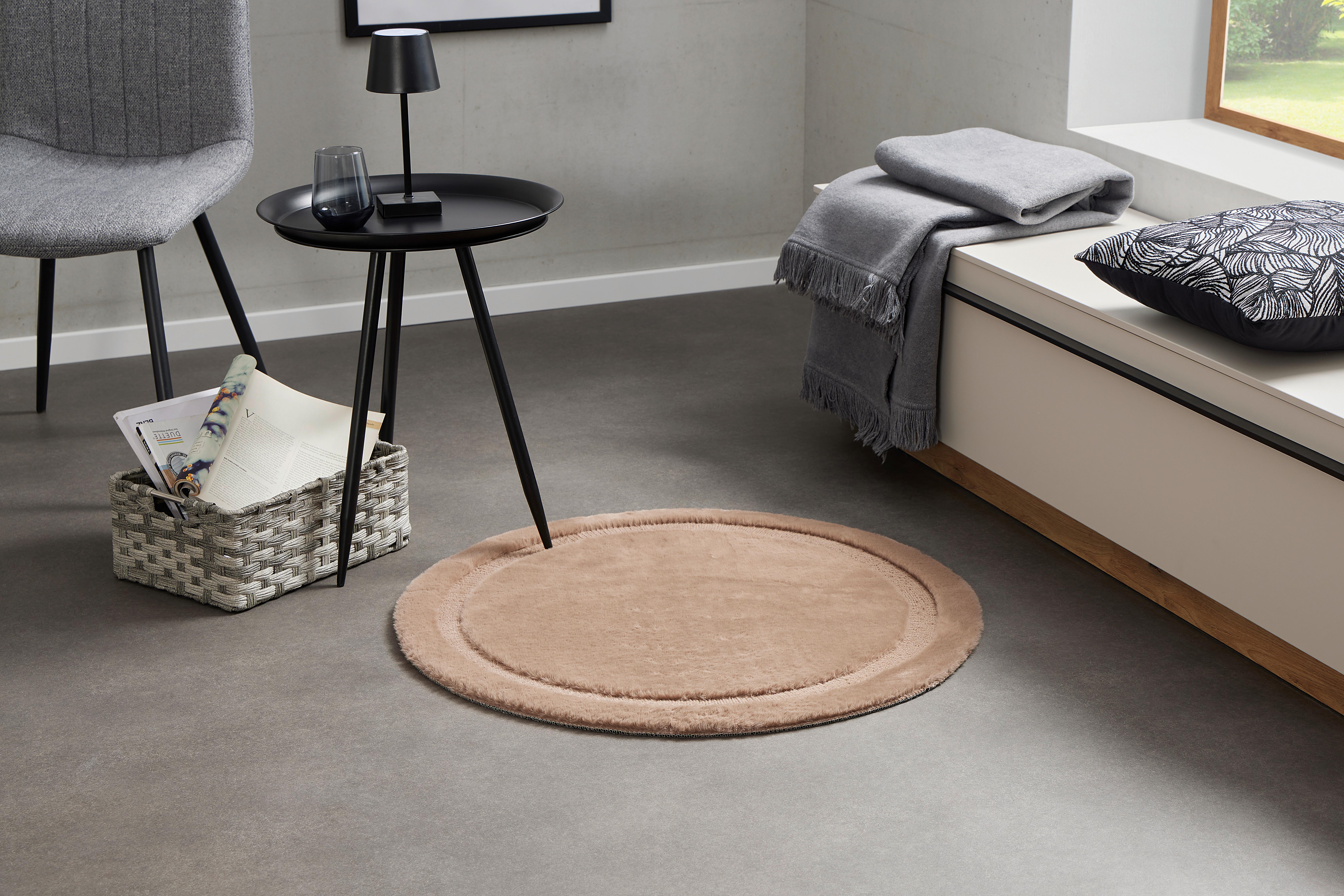 Fellteppich Oliver - Mokka/Cappuccino, MODERN, Textil (80cm) - Luca Bessoni