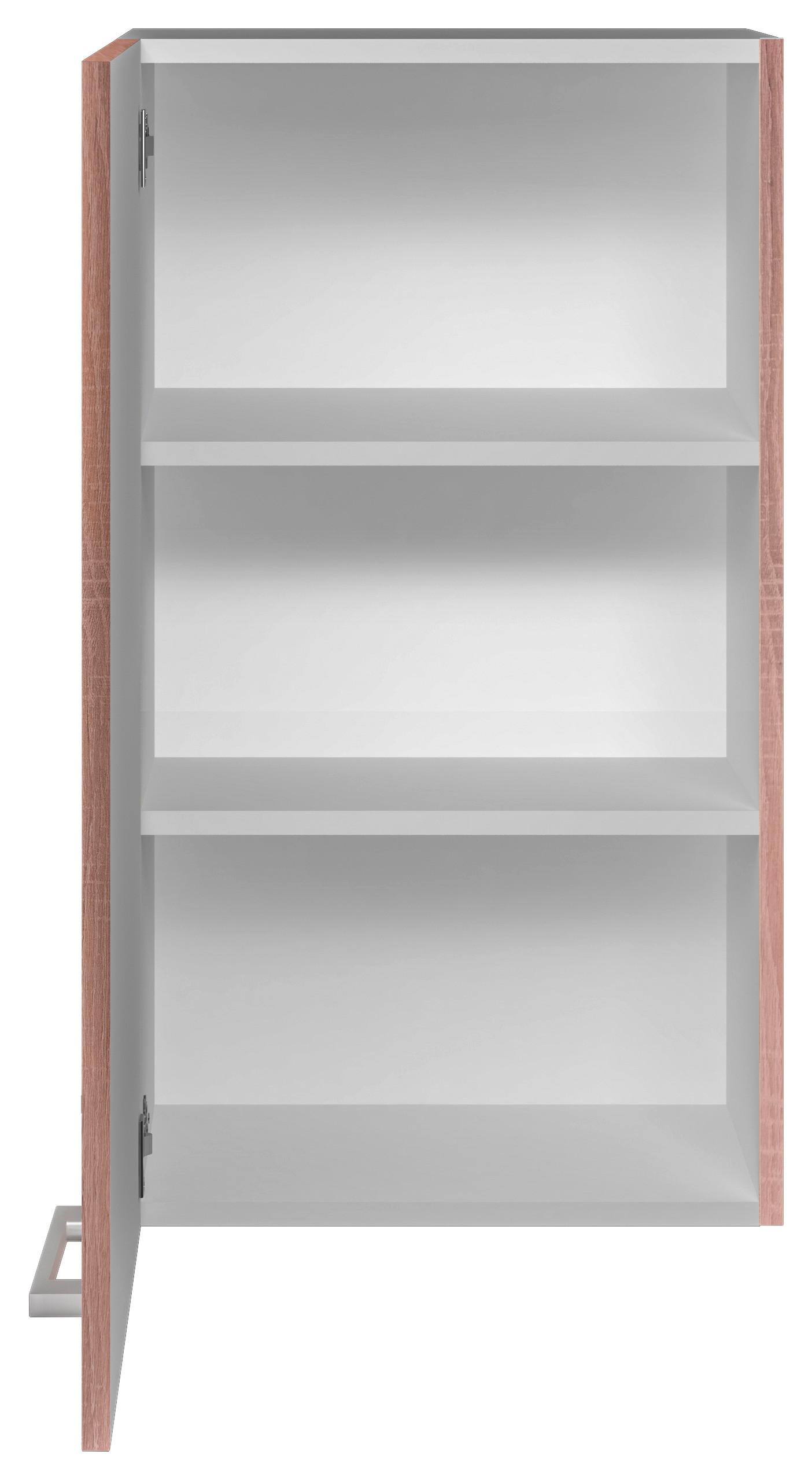 Kuchyňská Horní Skříňka Samoa H 50-89 - bílá/barvy dubu, Konvenční, kompozitní dřevo/plast (50/89/32cm)